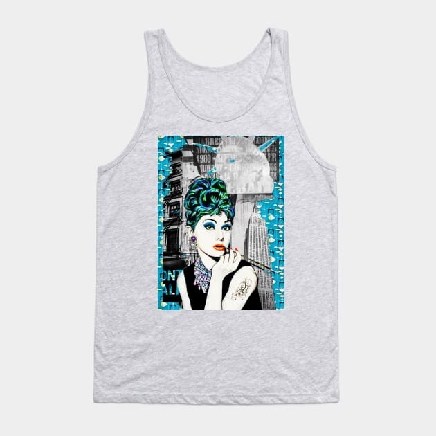 Audrey punked and smoking Tank Top by Mabbatt